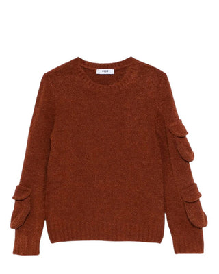 Msgm Maglia girocollo bouclé F4MSJBJP019