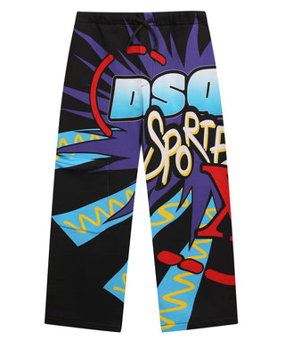 Dsquared2 Pantaloni jogger da bambino DQ2522-D0A9X