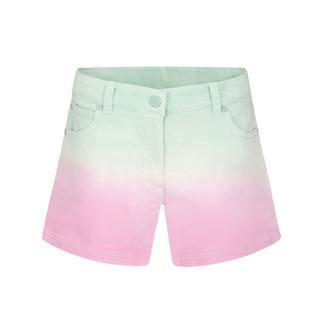 Stella Mccartney Shorts in denim multicolor con logo TU6E29-Z0156