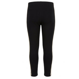 Palm Angels Leggings Neri Con Logo F6PAJGLG038/110 Per Bambina