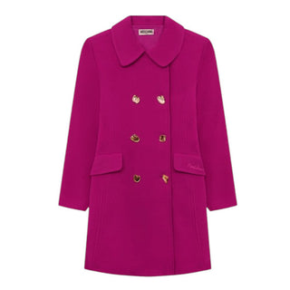 Moschino HDS04E Zweireihiger Mantel