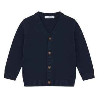 Dottor Kids Maglia Cardigan in misto lana con scollo a V DK14J