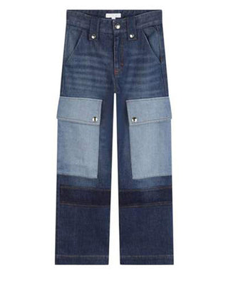 Chloè Jeans gamba dritta da bambina C20232