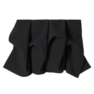 Patrizia Pepe Gonna Pantalone Nera Con Drappeggio Per Bambina 7P0418/A741-K103