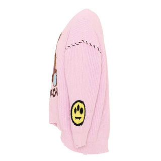 Barrow Abito In Maglia Rosa Con Teddy F6BKJGKD041-409 Per Bambina