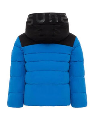 Suns Giubbino trapuntato con cappuccio e logo da bambino GBS3302UBJ