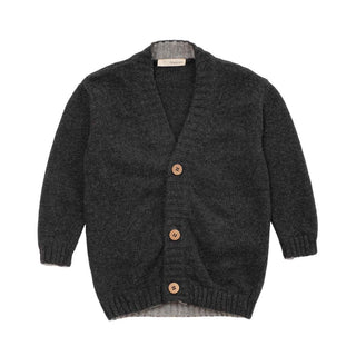 Maperò Cardigan in misto lana merino con scollo a V M32367J