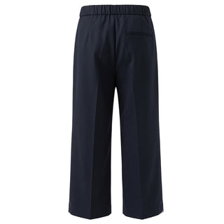 I'm Brian Pantaloni Blu A Gamba Dritta In Misto Viscosa PA3891J Per Bambino