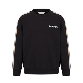 Palm Angels Felpa Nera Con Logo F6PAJBSW025/110 Per Bambini