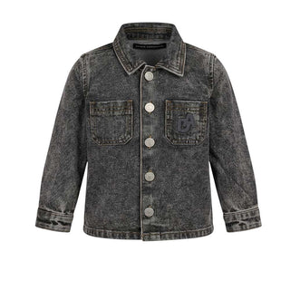 Daniele Alessandrini Camicia In Denim Nero 1291OCD00166 Per Neonato