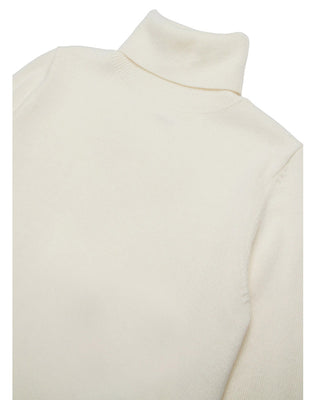 Maison Margiela Maglia Dolcevita in misto lana con logo M60884-MM06Q