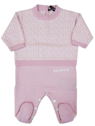 Balmain Playsuit bs0a510 mit Knöpfen hinten