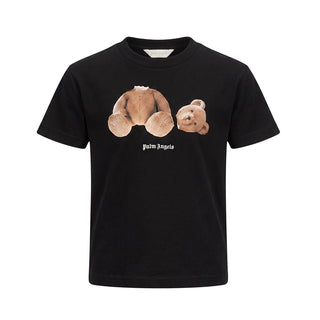 Palm Angels T-shirt Nera Con Teddy F6PAJBTH061/110 Per Bambini