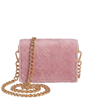 MSGM Borsa Rosa Peluche F6MSJGBA179/090 Per Bambina