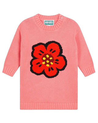 Kenzo Vestina rosa in filato di cotone K60479