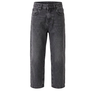 Patriot Jeans Loose In Denim Nero PK6F2WPBKC02 Per Bambino