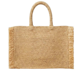 Mc2 Saint Barth Borsa Colette In Raffia Con Logo Ricamato COL0026/00261L