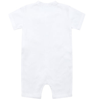 Moschino MUY055 GERIPPTER Strampler MIT CLIPS