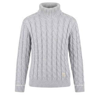 Eleventy Maglia Grigia A Collo Alto In Lana Per Bambino ET9P00-W0078