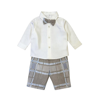 Marlù completo 4 pezzi con pantalone a quadri IH71260