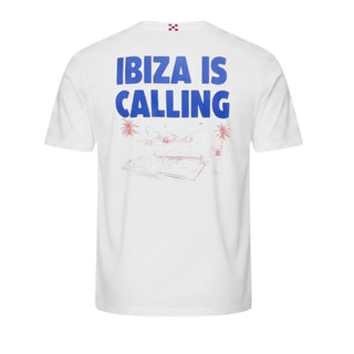 Mc2 Saint Barth T-shirt Delmar Con Stampa Ibiza Is Calling DLR0001/01526L