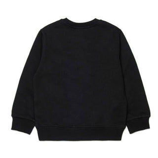 Diesel Felpa girocollo nera con logo J02619-0GEAD-K900