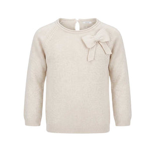 Coccodè Maglia In Misto Lana Con Fiocco C64635/1 Per Neonata