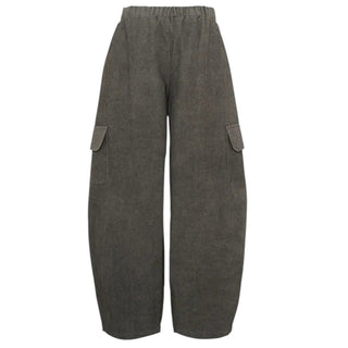 Palm Angels Pantaloni Cargo Grigi F6PAJGPA138/110 Per Bambina