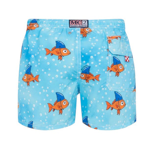Mc2 Saint Barth Costume Jean Con Stampa Squalo Funny JEA0001/02039L