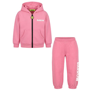 Barrow Tuta Rosa In Cotone F6BKUNZF190-409 Per Neonata