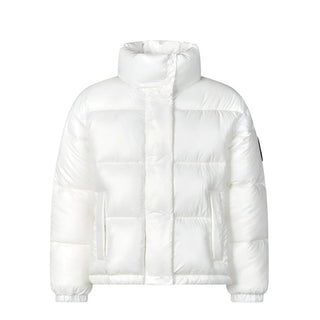 Save the Duck Giubbino Cini nero in nylon laqué da bambina J31326G2