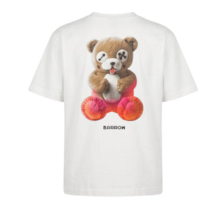 Barrow T-shirt Bianca In Jersey Con Stampa F6BWWOTH166-002