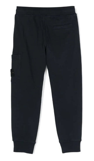 Stone Island Pantaloni jogger con logo 801661540