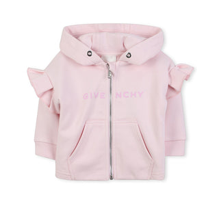 Givenchy Felpa In Cotone H30898 Con Zip e Cappuccio