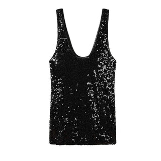 Patrizia Pepe Abito Smanicato Con Paillettes 7A0116/C0242-K103 Per Bambina
