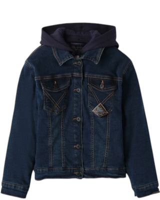 Roy Roger's Giubbino in denim con cappuccio RA108
