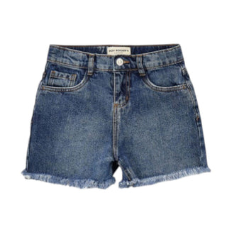 Roy Roger's Shorts In Denim Blu Per Bambina RG158/7012