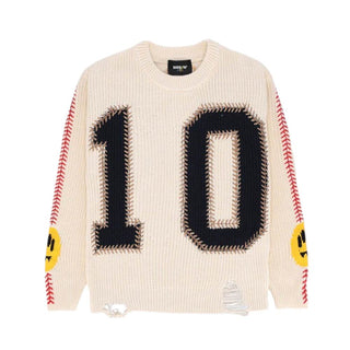 Barrow Maglia avorio College in cotone F5BKJUJP064