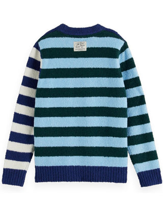 Scotch&Soda Maglia girocollo a righe 177816