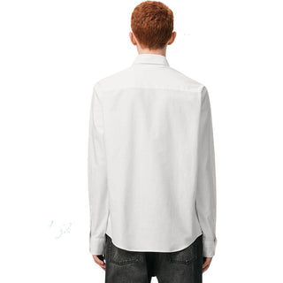 Amis Paris Camicia Oxford In Cotone Bianco Con Ricamo HSH763.CO0031/168