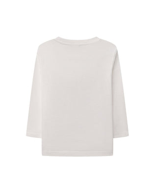 The Owl Crewneck T-shirt with front print A21TA251M0094