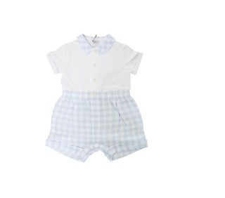 Il Gufo Pagliaccetto a polo to138l3011 bottoni retro