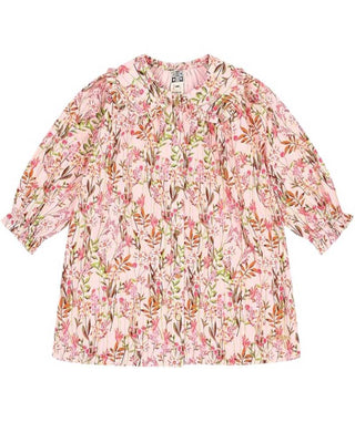 Bonton Vestina rosa da neonata con fantasia MCB010001D