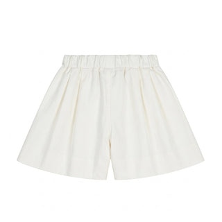 J.o Milano Shorts Bianchi In Velluto 2664N8-01 Per Neonata