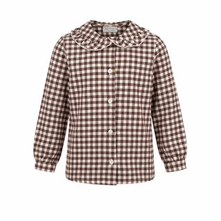 J.o Milano Camicia A Quadri In Flanella 2666N1 Per Neonata