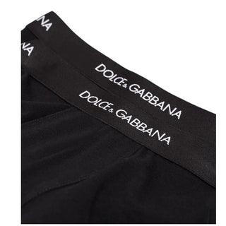 Dolce & Gabbana Bi-pack Boxer Nero Con Elastico Logato L4J701-ON00G Per Bambino