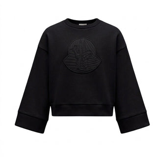 Moncler Felpa Cropped Con Logo Per Bambina 8G00001899PS