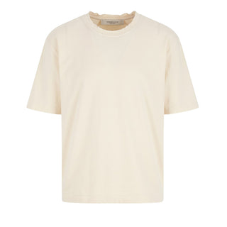 Golden Goose T-shirt Avorio Con Logo GUP01873.P002418.11616