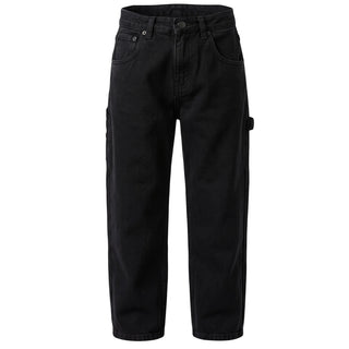 Patriot Jeans Gamba Dritta In Denim Nero PK6FWPBKC04 Per Bambino