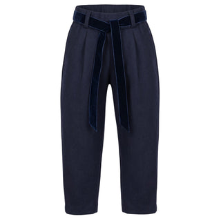J.o Milano Pantaloni Blu Con Cintura In Vita 2664M3/1J Per Bambina
